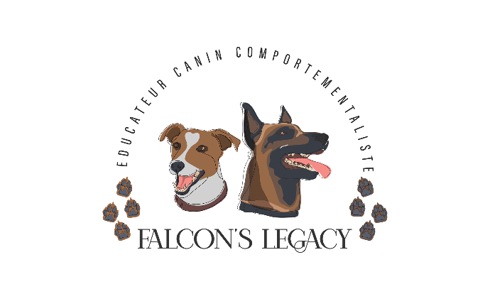 Falcon's Legacy logo éducateur canin